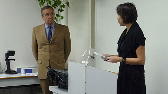 Asia of Christies（アジア・オブ・クリスティーズ）の社長であるFrançois Curieは、香港のGIA学生たちに会いに来た業界VIPの一人です。