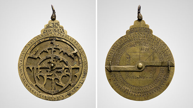 Figure 3. This astrolabe was produced in 1699 by Ghukas Vanandetsi, an Oxford-trained Armenian intellectual and philologist who also authored a comprehensive manual for young Armenian merchants. The astrolabe’s intricate design and technical sophistication reflect the growing importance of navigation and distance calculations within Armenian mercantile culture during Vanandetsi’s lifetime. Courtesy of the National History Museum of Armenia.