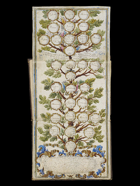Figure 4. The Girach-Mirman family tree. Courtesy of the Matenadaran State Repository of Ancient Manuscripts, Manuscript 372.