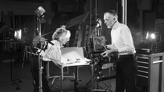 Figure 1. Harold Van Pelt with his wife, Erica, in his studio. Photo by Harold & Erica Van Pelt.