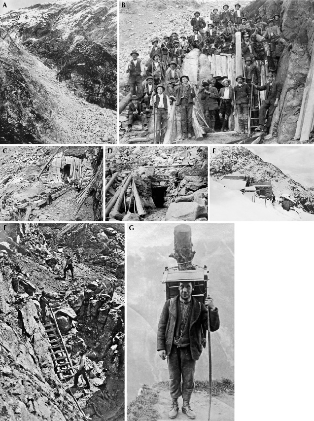 Mining at Habachtal, late nineteenth and early twentieth centuries Mining at Habachtal, late nineteenth and early twentieth centuries