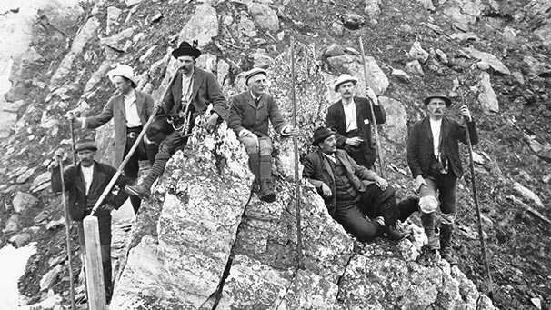 Miners at Habachtal, late nineteenth or early twentieth century Miners at Habachtal, late nineteenth or early twentieth century