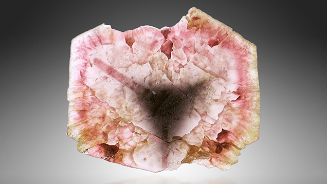 Tourmaline from Luc Yen with three-pointed star Tourmaline from Luc Yen with three-pointed star