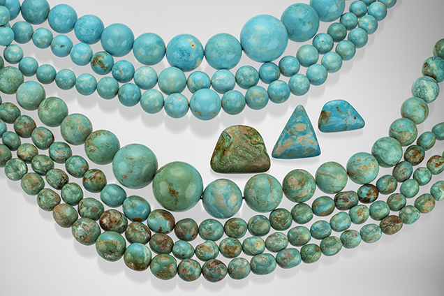 Recent production of turquoise from Polk County, Arkansas Recent production of turquoise from Polk County, Arkansas