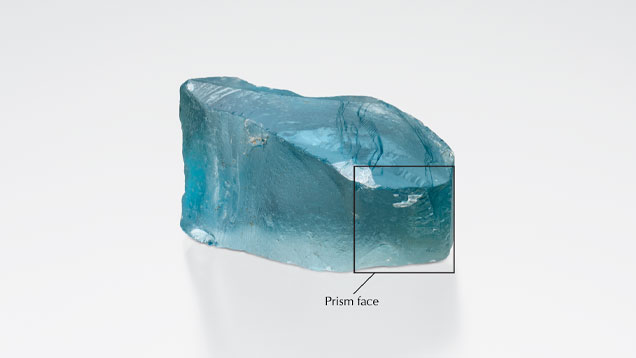 A 188 carat waterworn alluvial Texas topaz. 