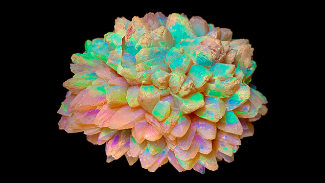 Figure 1. The Heart of Australia, a 3,510 ct double pseudomorph ikaite-calcite-opal gem specimen, is considered one of the finest ever unearthed. Courtesy of Graeme Dowton. Figure 1. The Heart of Australia, a 3,510 ct double pseudomorph ikaite-calcite-opal gem specimen, is considered one of the finest ever unearthed. Courtesy of Graeme Dowton.