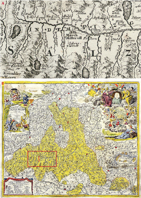 Eighteenth-century maps of the Habachtal region Eighteenth-century maps of the Habachtal region