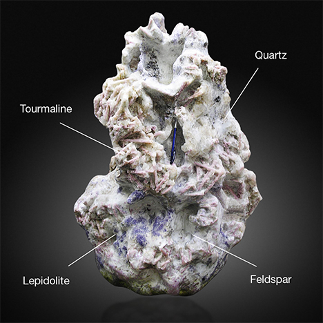 Pink tourmaline and lepidolite-bearing pegmatite from Luc Yen Pink tourmaline and lepidolite-bearing pegmatite from Luc Yen