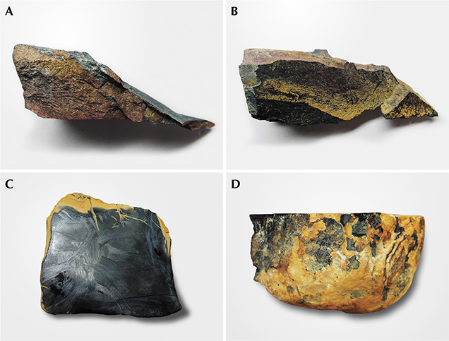 Black nephrite rough from Guangxi