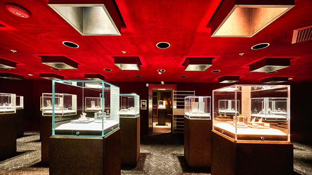 A look at the vault room at the Natural History Museum of Los Angeles County’s Brilliance exhibit.