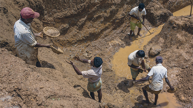 Traditional mining