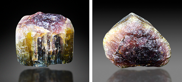 Unusually large tourmaline crystal from Luc Yen Unusually large tourmaline crystal from Luc Yen