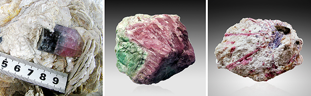 Tourmaline crystals from pegmatites in the Luc Yen district, Vietnam Tourmaline crystals from pegmatites in the Luc Yen district, Vietnam