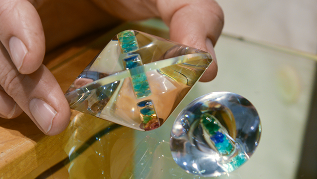 Edge-on view of “wheel of light”