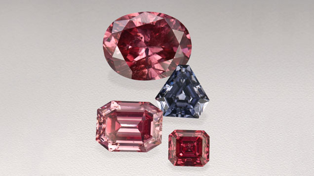 Rare Pink and Violet Diamonds Rare Pink and Violet Diamonds