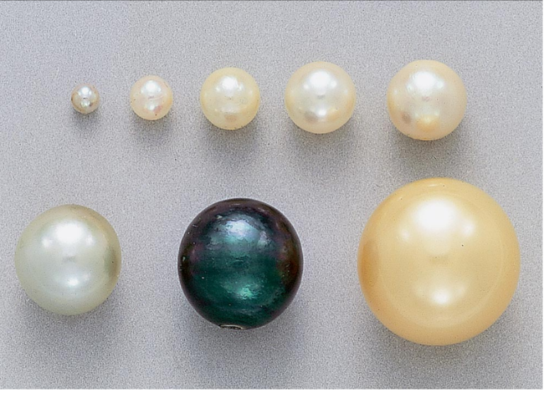 Different Pearl Sizes Different Pearl Sizes