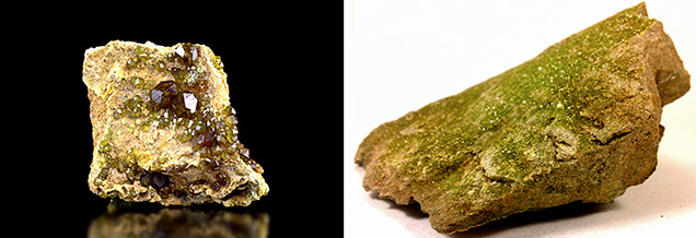 Demantoid from Veracruz State, Mexico