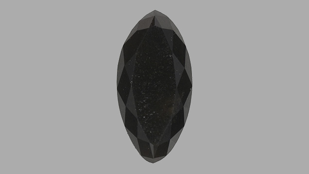 Fancy black NPD synthetic diamond