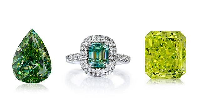 Two chameleon diamonds.