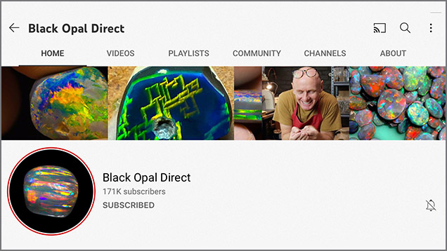 Black Opal Direct reaches customers through YouTube.