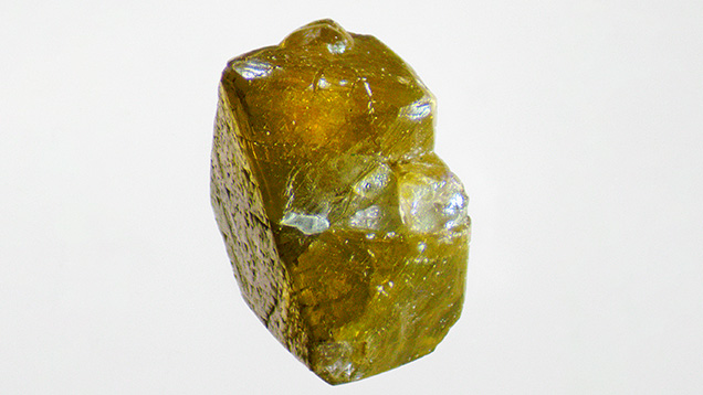 A coated diamond from Orapa, Botswana.