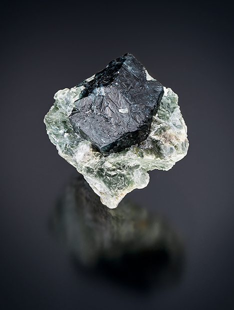 Dark blue tourmaline from Afghanistan.