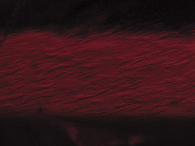Zig-zag growth in synthetic ruby