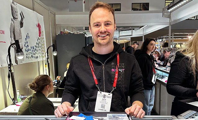 Figure 1. Alex Skachkov of Misfit Diamonds. Photo by Jennifer Stone-Sundberg.