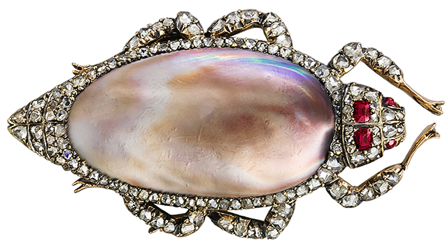 Scarab brooch/pendant.