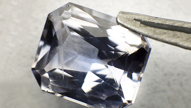 Sapphire with color shift Sapphire with color shift