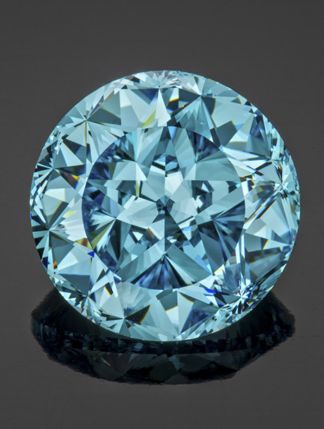 700 cart light blue CZ stone