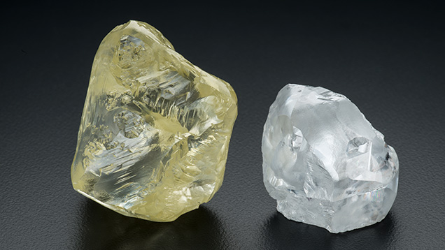 299.35 ct and 112.61 ct diamond rough 299.35 ct and 112.61 ct diamond rough