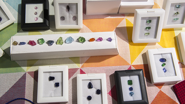 Gemstones from Anza Gems.