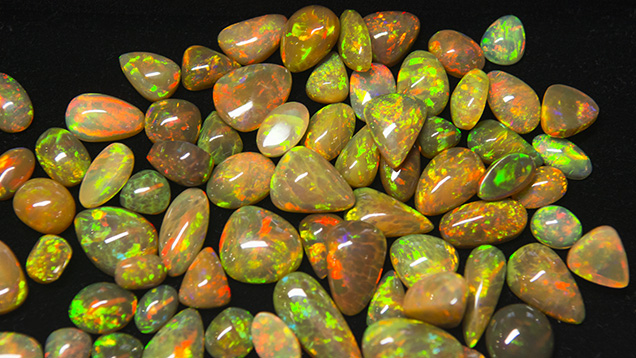 Ethiopian opal from Agere Treasures.