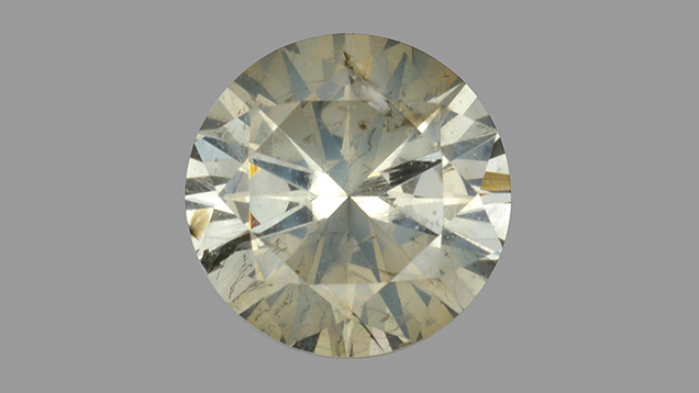 CVD film on 0.27 ct diamond CVD film on 0.27 ct diamond