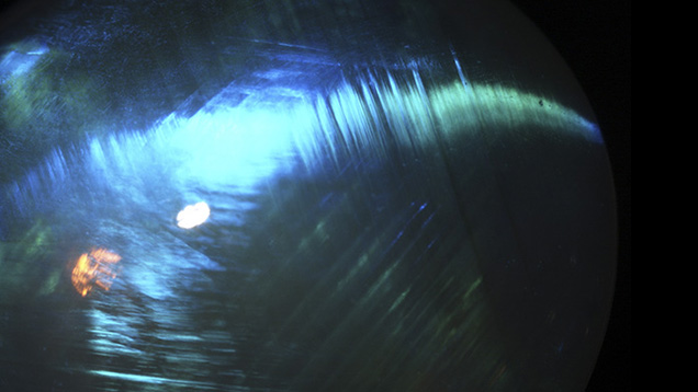 Photomicrograph of star opal Photomicrograph of star opal