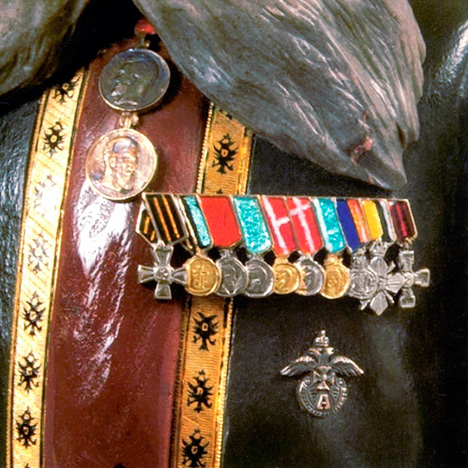 Kudinov’s badges and medals by Fabergé