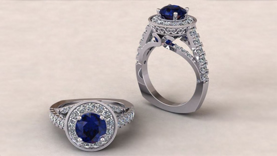 この華麗な装飾指輪は、ジュエリーデザイン&テクノロジーの同窓生Tyler Abe氏のサファイアの婚約指輪の中でも最も優れています。 GIAでの授業でもこのように複雑な作品の造形に彼は強く興味を惹かれました。 この華麗な装飾指輪は、ジュエリーデザイン&テクノロジーの同窓生Tyler Abe氏のサファイアの婚約指輪の中でも最も優れています。 GIAでの授業でもこのように複雑な作品の造形に彼は強く興味を惹かれました。