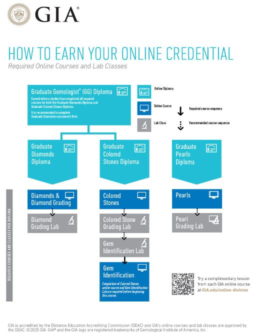 Online Education Course Chart
