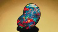 Freeform Shape Black Opal