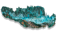 The “Atlantis” hanging mineral specimen